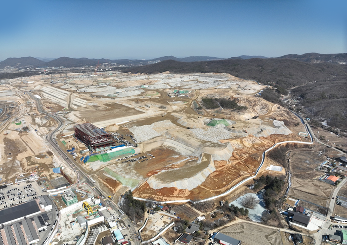 2025년 착공한 SK하이닉스 용인 반도체 클러스터 건설 현장. 출처=SK하이닉스 뉴스룸