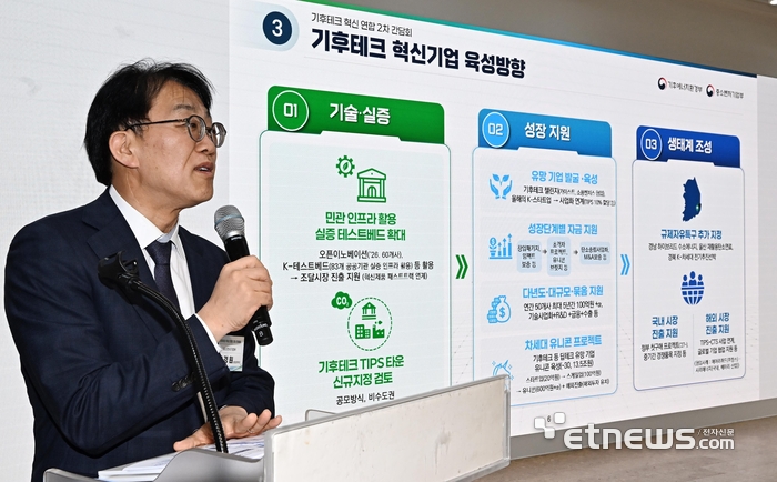 [포토] 정부의 기후테크 혁신기업 육성방향은