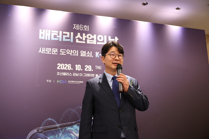 엄기천 한국배터리산업협회 회장(포스코퓨처엠 대표). 사진=한국배터리산업협회