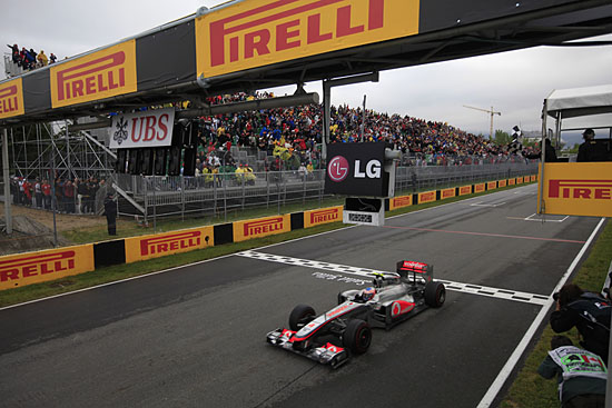 F1 캐나다 그랑프리, 젠슨 버튼 극적인 역전승