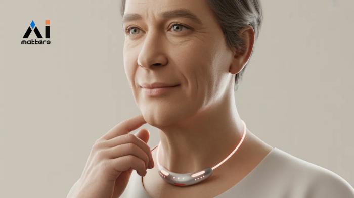입만 벙긋해도 AI가 통역… 뇌졸중 환자의 '침묵을 깬' 목걸이