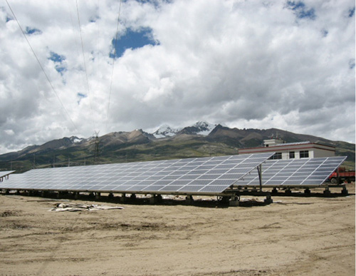 에너지연, 티베트에 태양광발전시스템 준공