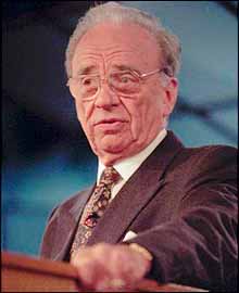 머독 뉴스코프회장, 7개월만에 인터넷 전략 회의