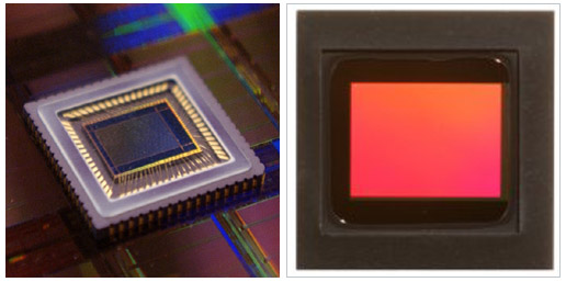 잇달아 고화소 CIS가 등장함에 따라 카메라모듈 시장의 중심이 CCD 방식에서 CIS로 이동할 전망이다. 사진은 삼성전자의 720만 화소 CIS와 마이크론의 500만 화소 CIS.