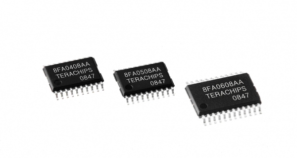  동기·비동기 데이터전송을 모두 지원하는 테라칩스의 LED 구동칩.  