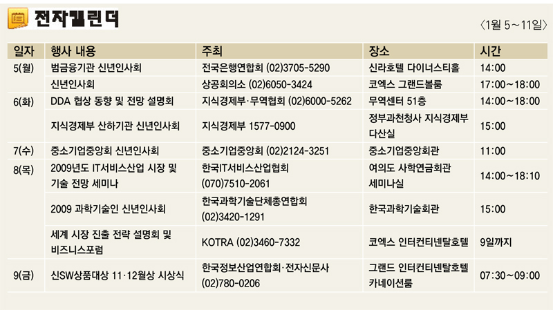 [전자캘린더]1월 5일