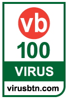 VB 100% 어워드.