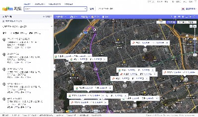 다음, 지도 서비스에 유가 정보 제공