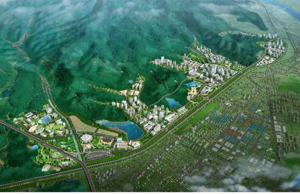 (재송)첨복기획/첨복단지 후보지 대구신서혁신도시 조감도(항공)