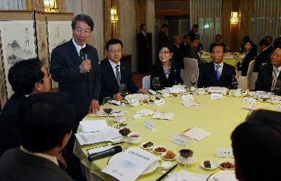 정운찬 총리, 중소기업 대표 오찬간담회