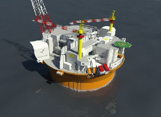  원통형 FPSO(부유식 원유생산저장하역설비).