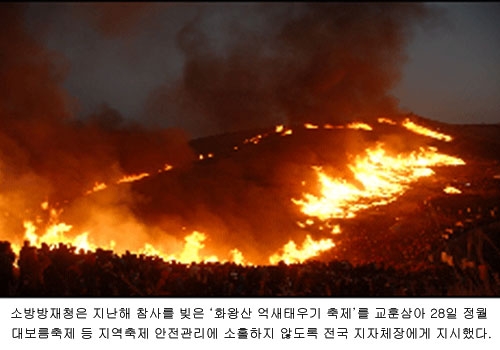 대보름축제 볼거리보다 ‘안전’이 우선