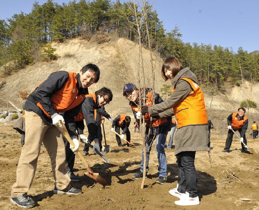 하이닉스, 대청호 상류에 1500여그루 식재