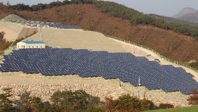 유일엔시스 순창 슬롯 머신 규칙발전소 전경. 0.7MW 규모로 247가구가 전력을 사용할수있다.