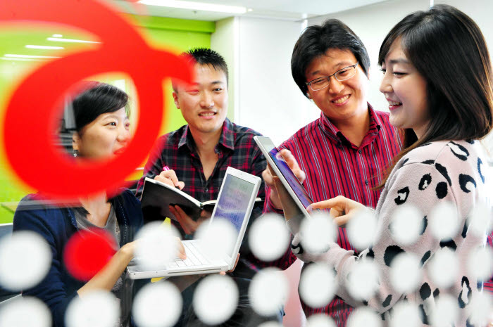 한글과컴퓨터 워드프로세서개발팀 회의중