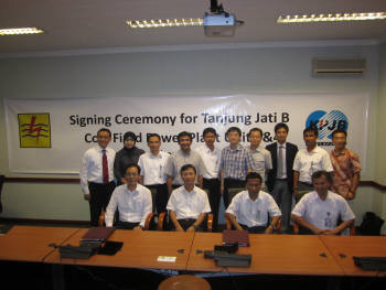 중부발전은 28일 인도네시아 자카르타에서 발주자인 인도네시아전력공사와 탄중자티 석탄화력발전소 3,4호기 운영사업에 대한 본계약을 체결했다.  