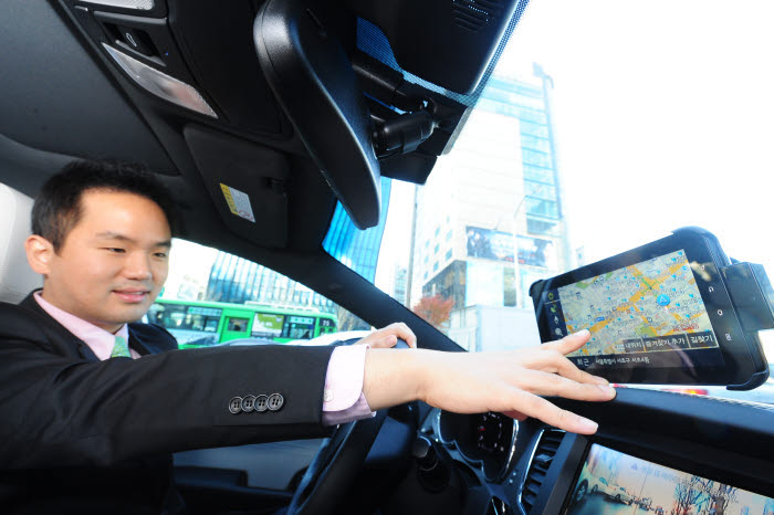 갤럭시탭, 급할 땐 내비게이션으로