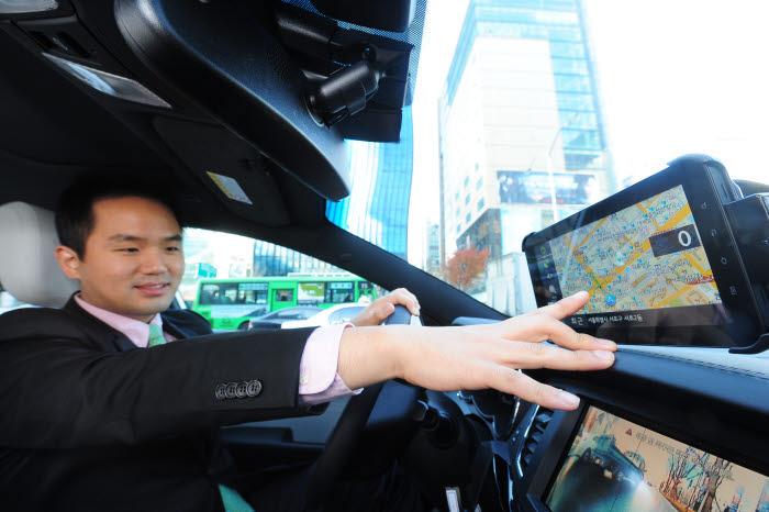 갤럭시탭, 급할 땐 내비게이션으로