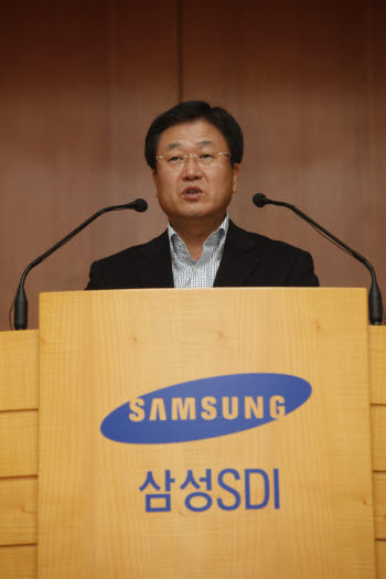 박상진 삼성SDI 사장 “자동차용 전지 등 신사업에 전력”