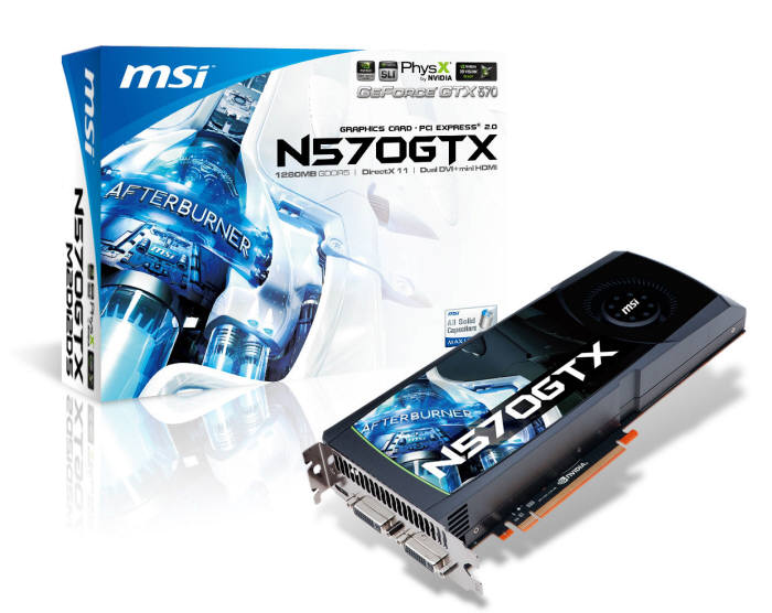 MSI코리아, N570GTX 그래픽카드 출시