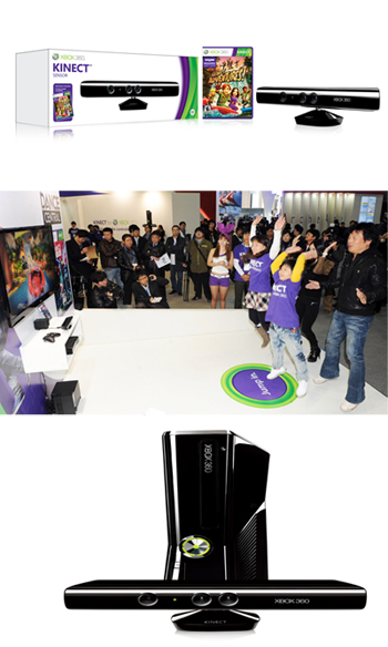 Xbox 360 `키넥트` 뜨고, 닌텐도 `wii` 시들!