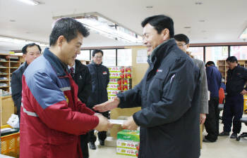 남궁민 우정사업본부장 홍천우체국 직원격려