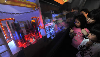  원전의 관심 높아진 관람객 