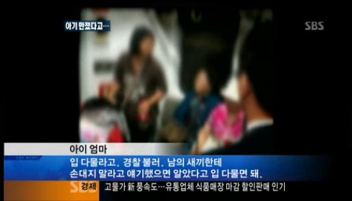 지하철 할머니 폭행사건 점입가경..."아이 만지지마" 몸싸움 영상 네티즌들 설전