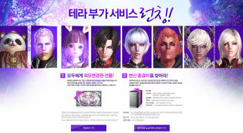 NHN이 16일부터 MMORPG `테라`에 캐릭터 꾸밈 부가서비스를 오픈한다.  