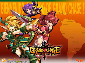 남미시장 진출을 앞둔 KOG의 온라인게임 그랜드체이스의 캐릭터 이미지.