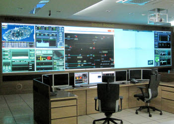 전력거래소가 6월부터 운영하고 있는 통합운영센터(TOC) 실제 모습. 