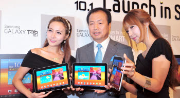 삼성전자는 20일 서초사옥에서 1㎓ 듀얼코어 프로세서와 HSPA+ 21