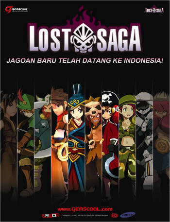 로스트사가 인도네시아 현지 홍보 포스터