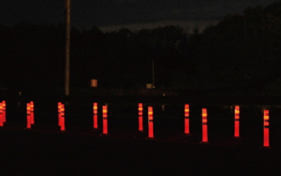 ‘조명시선유도봉’으로 위험 지역을 안전하게