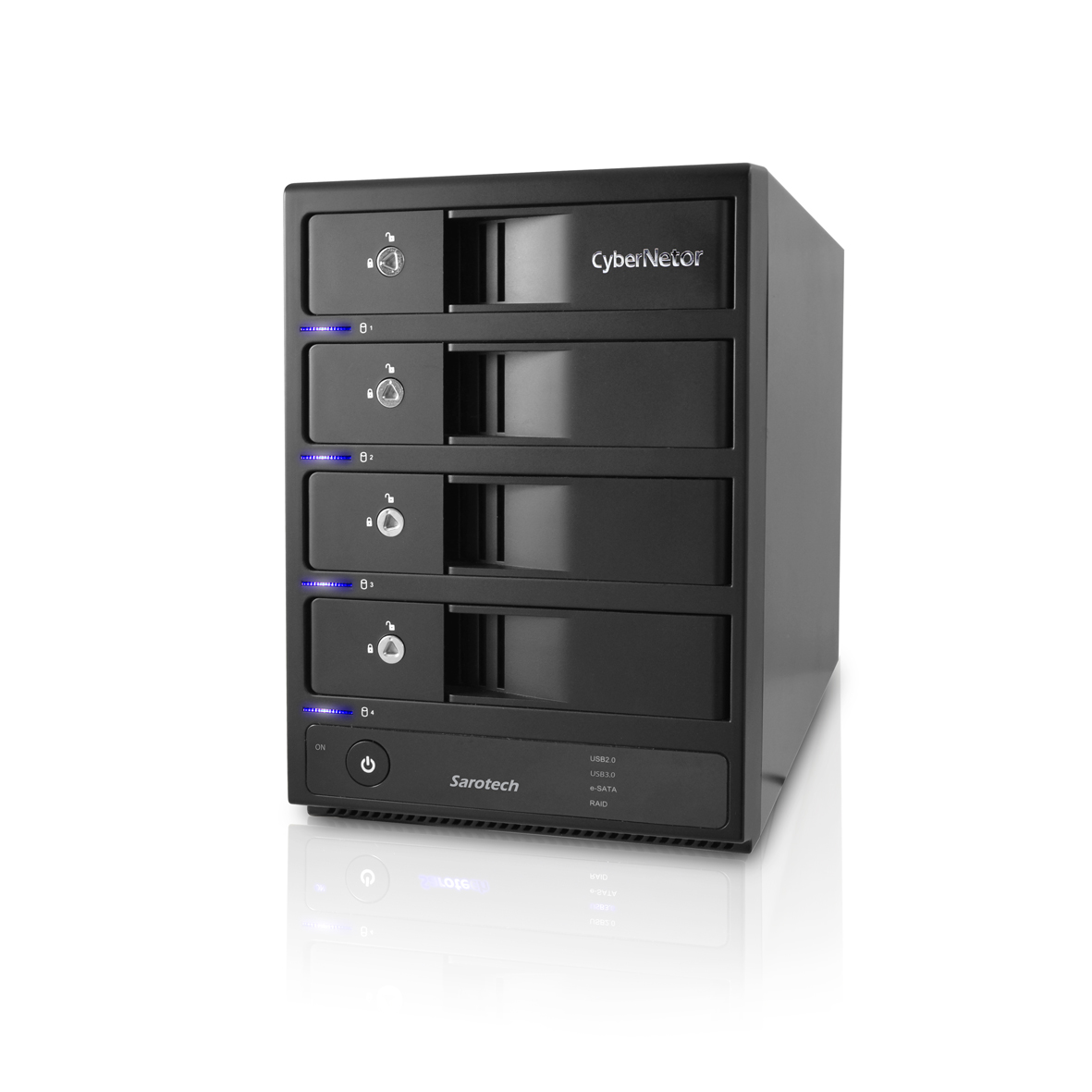 3TB 외장하드 4대 장착...최대 12TB 지원 USB스토리지 첫선