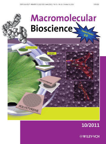 `Macromolecular Bioscience` 지의 표지사진