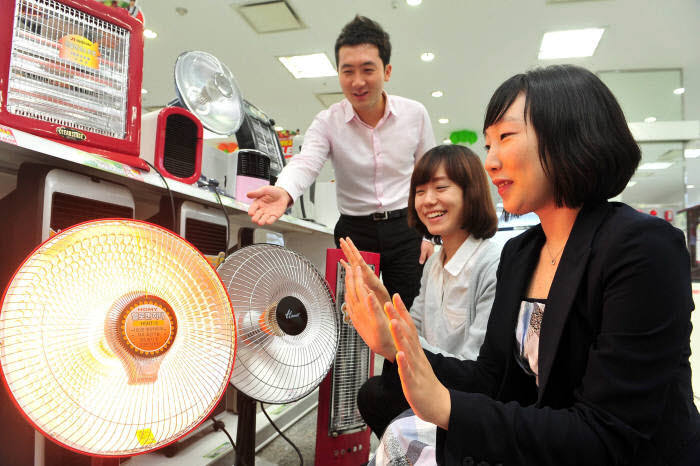 난방기기 잘 나갑니다.