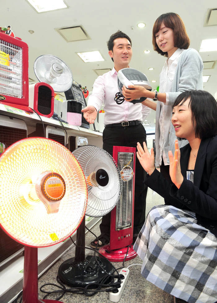 난방기기 잘 나갑니다.