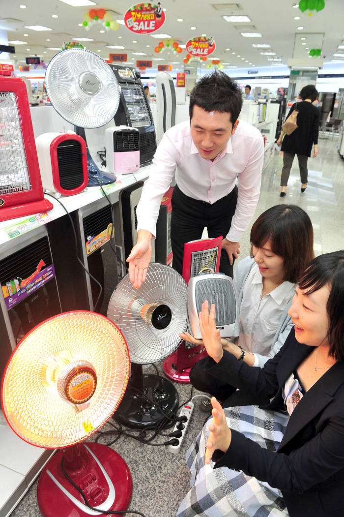 난방기기 잘 나갑니다.