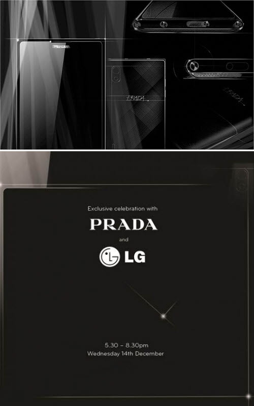 베일에 가린 LG 프라다폰 3.0, 14일 영국 런던에서 발표