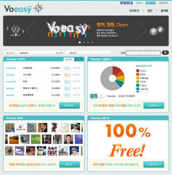 모의 중권투자 사이트인 `Voeasy`