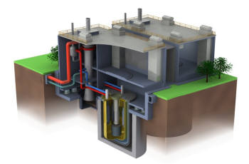 소형 모듈형 원자력 발전소 조감도.j