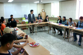 김경수 한국산업단지공단 이사장,원주 다문화지원센터 방문