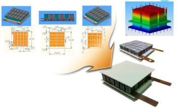 박수동 KERI 박사팀 개발한 광대역 복합 열전발전 모듈 시제품.