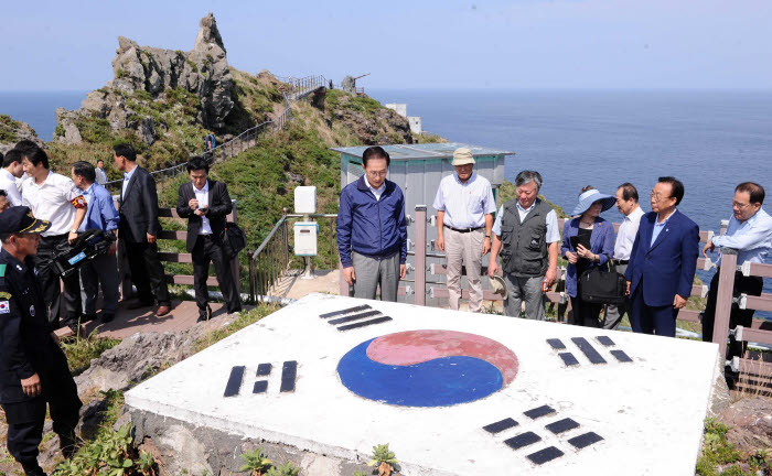 이명박 대통령 독도 방문