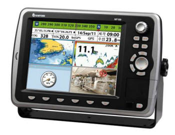 삼영이엔씨가 전시할 3D GPS플로터. 3D화면에 소나, 레이다 등 각종 정보를 동시에 표시해 항해 및 조업능력을 극대화할 수 있는 장비다.