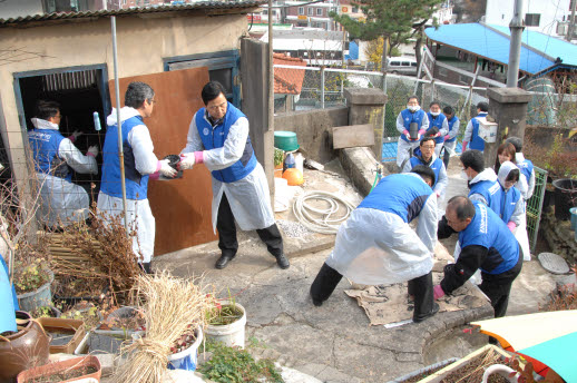 한수원중앙연구원 20일 사랑의 연탄 나누기 행사