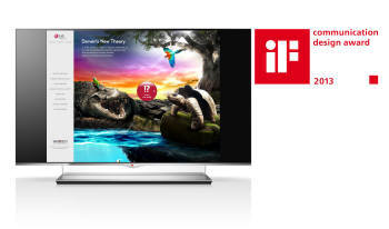 LG OLED TV 마케팅사이트, iF 디자인 어워드 수상