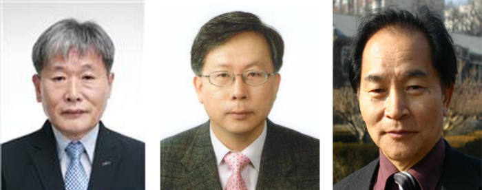 왼쪽부터 이희일 본부장, 이재천 박사, 김규한 교수.