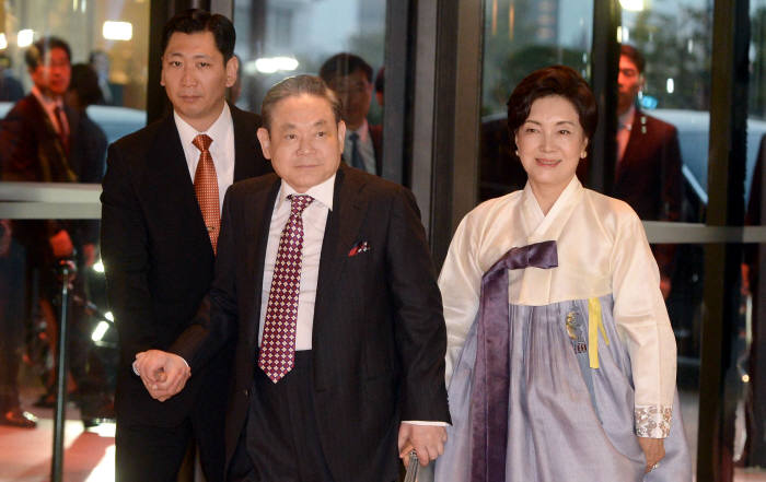 이건희 회장 삼성 신경영 20주년 선포 기념만찬 참석